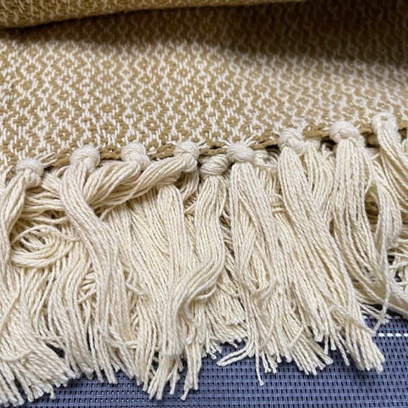 HOUSE No.9 by Home Love Woven Cotton Chenille Throw in “Willow” - Picture 7 of 7